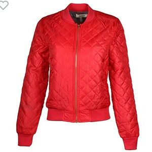 Red BOMBER jacket